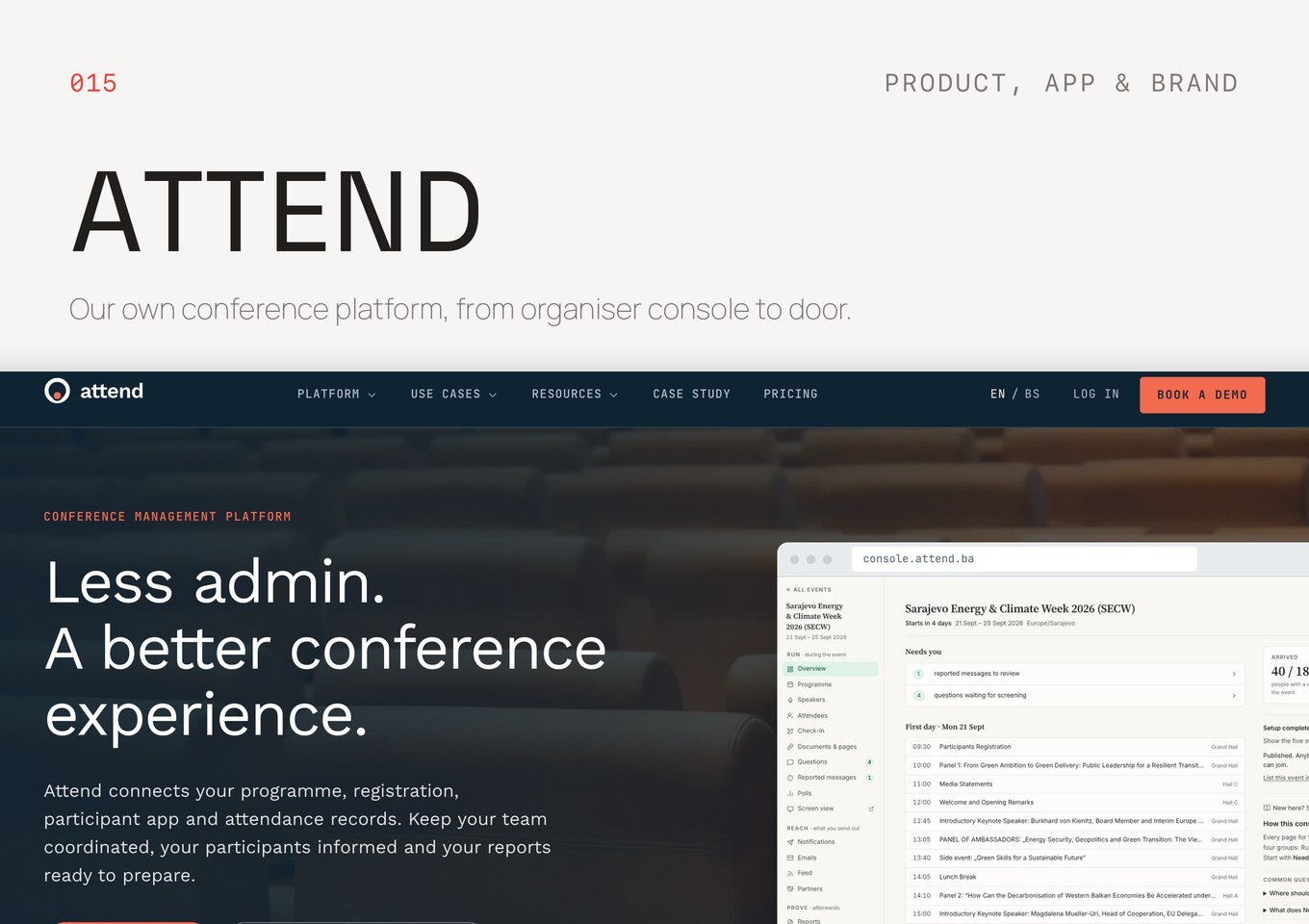 Attend — project preview