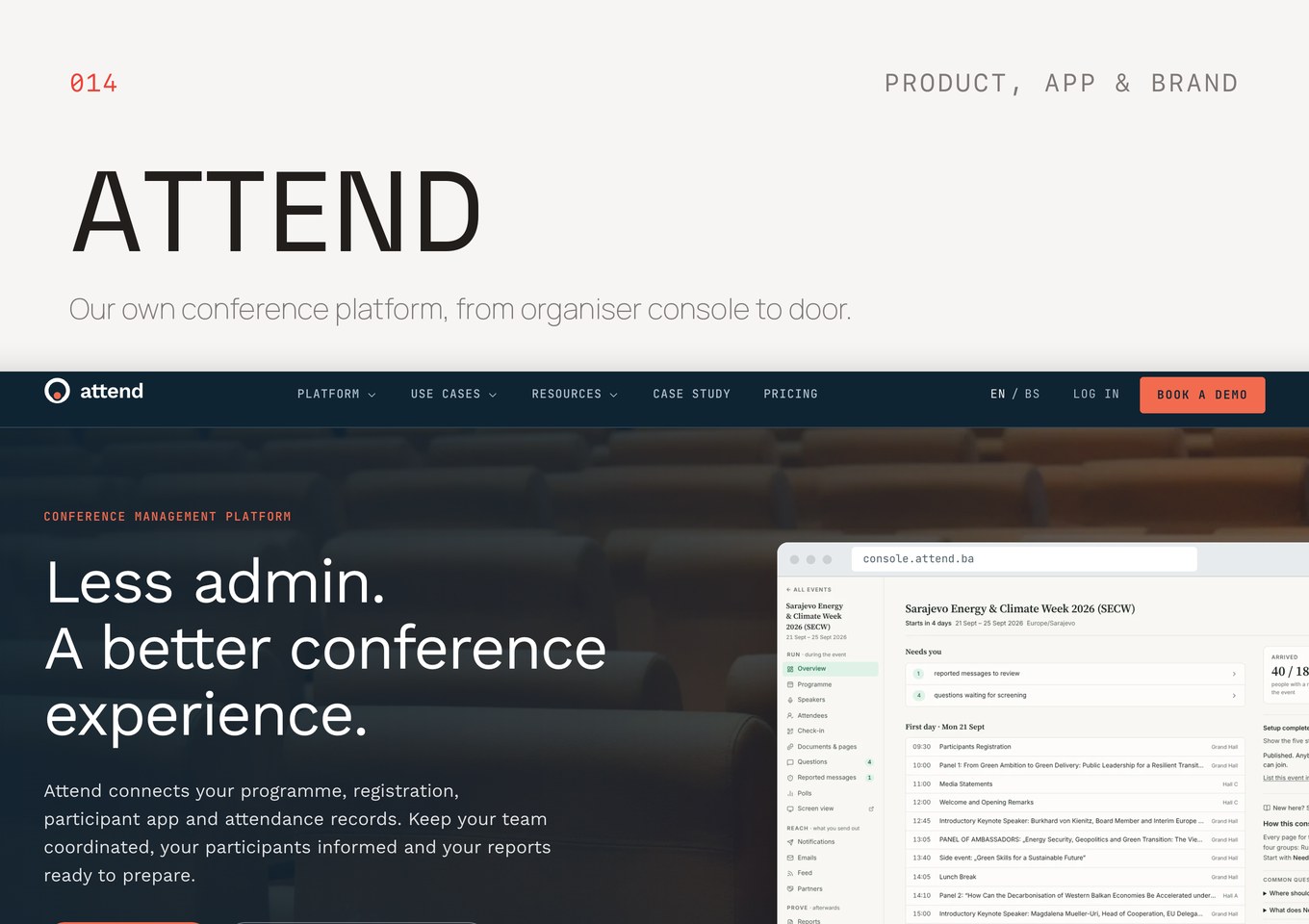 Attend — project preview