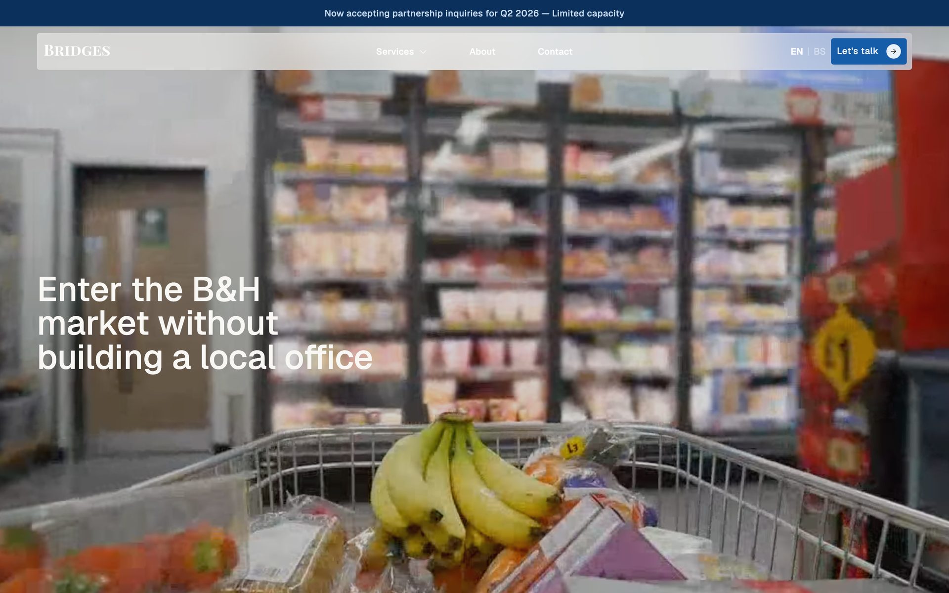 Market Entry and Development service page hero